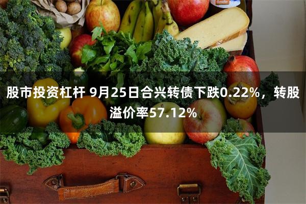 股市投资杠杆 9月25日合兴转债下跌0.22%，转股溢价率57.12%