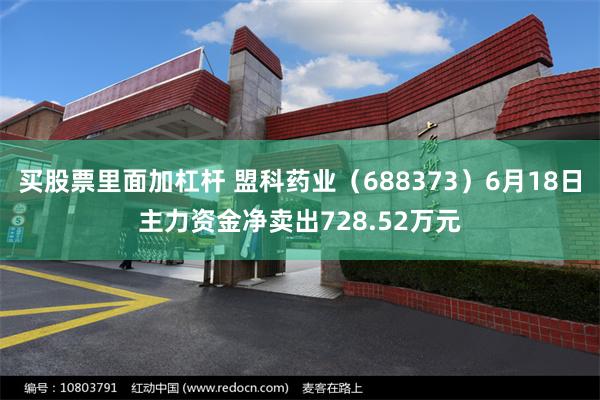 买股票里面加杠杆 盟科药业（688373）6月18日主力资金净卖出728.52万元