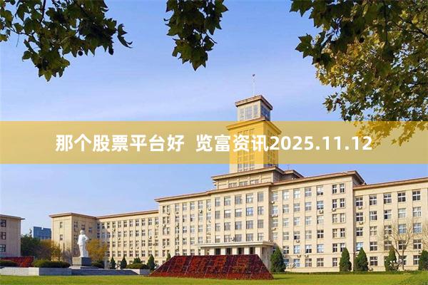 那个股票平台好  览富资讯2025.11.12