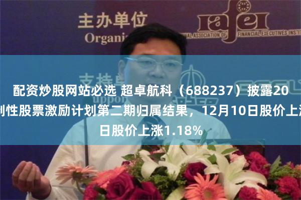 配资炒股网站必选 超卓航科（688237）披露2022年限制性股票激励计划第二期归属结果，12月10日股价上涨1.18%