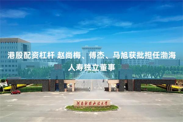 港股配资杠杆 赵尚梅、傅杰、马旭获批担任渤海人寿独立董事